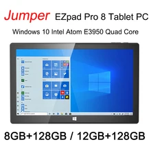 Jumper EZpad Pro 8 Tablet PC 11.6 Windows 10 Intel Atom E3950 Quad Core 8GB RAM /12GB RAM+128GB ROM Support Micro HDMI  9000mAh