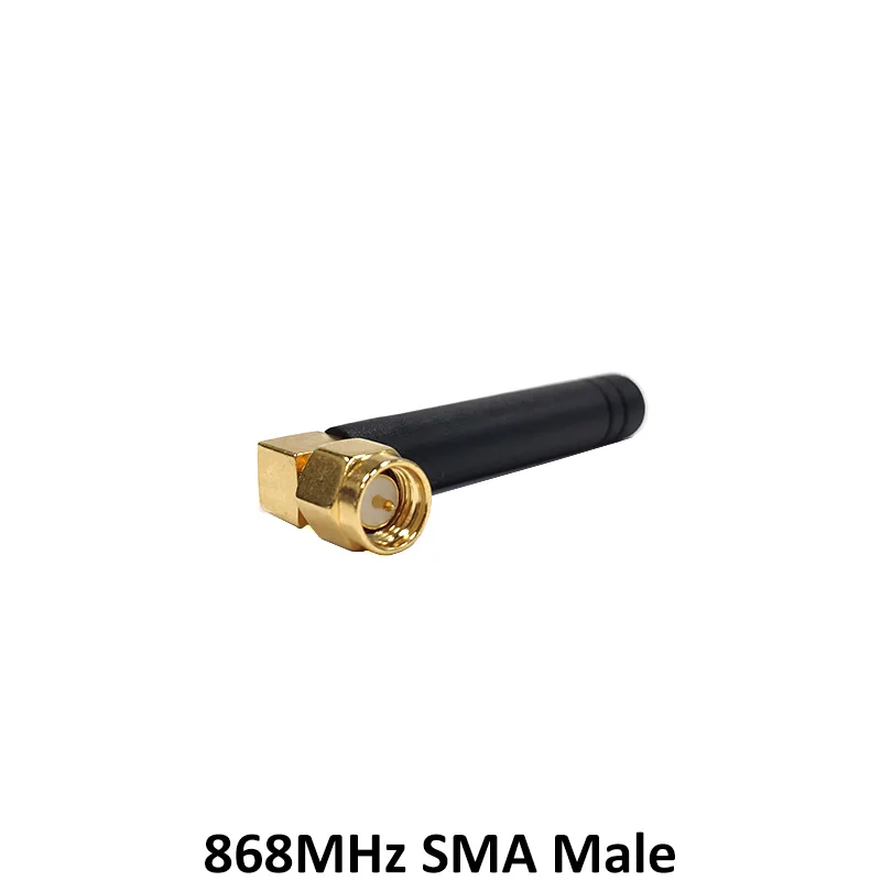 GRANDWISDOM 10pcs 868mhz antenna 2dbi sma male 915mhz lora antene module lorawan ipex 1 SMA female pigtail Extension Cable