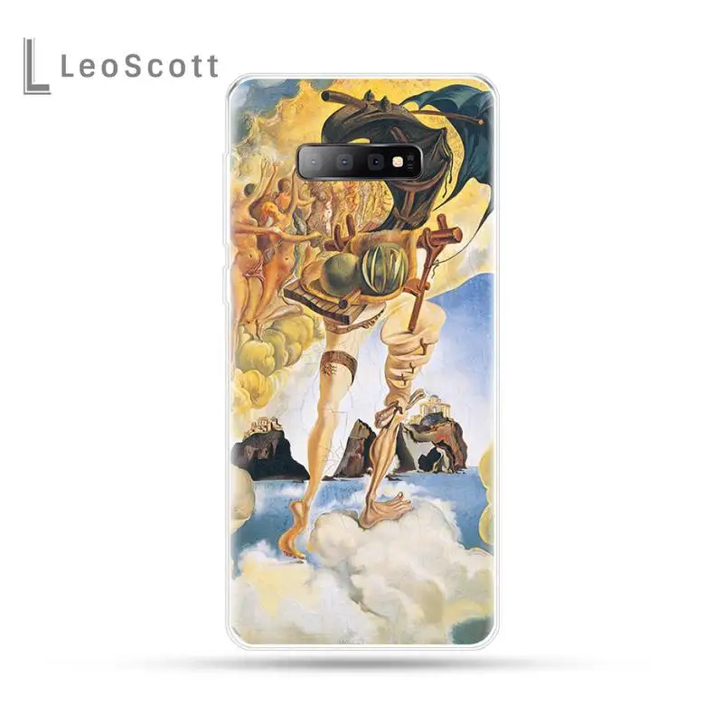 

Retro art Salvador Dali painting Phone Case For Samsung Galaxy S5 S7 S8 S9 S10 S10e S20 edge plus lite