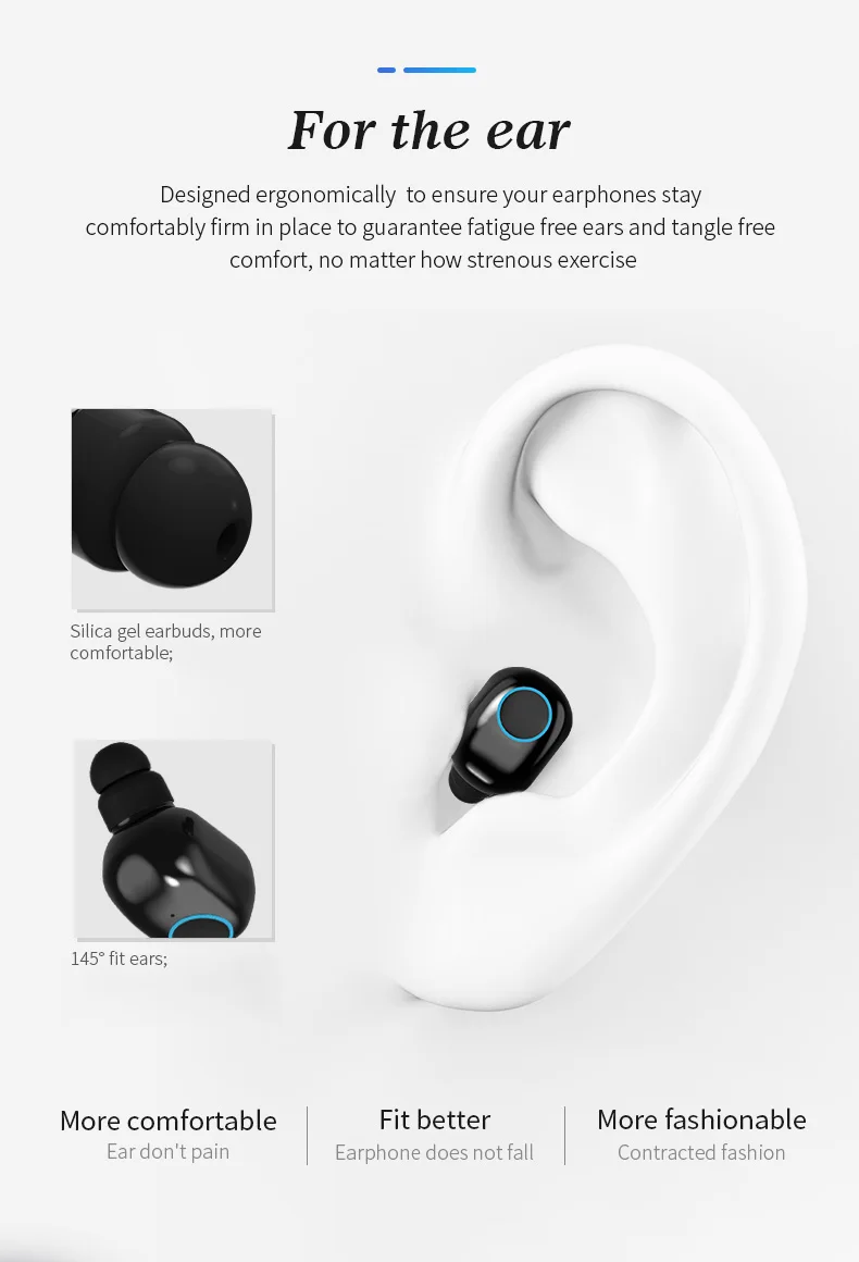 TWS беспроводные Bluetooth наушники стерео бас Bluetooth 5,0 с микрофоном Handsfree AI управление для Xiaomi Redmi