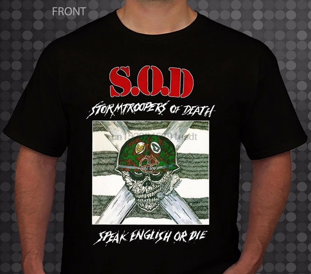 STORMTROOPERS OF DEATH (S.O.D.)-произносится на английском или Die- T_shirt-размеры от S до 6XL |