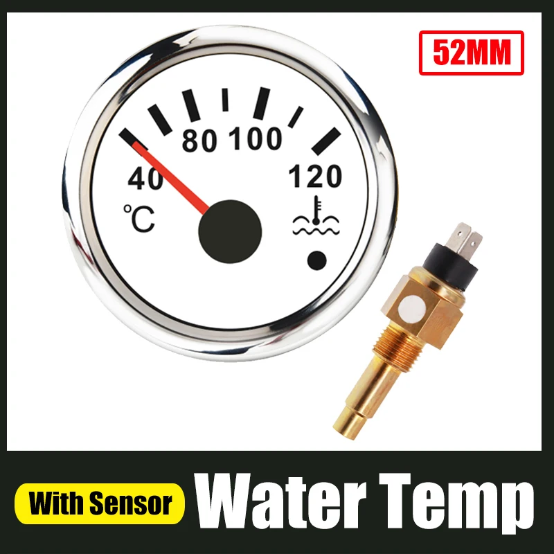 Индикатор температуры воды для автомобилей лодок мотоциклов 40 120 ℃ M16 * 1 5|Датчики