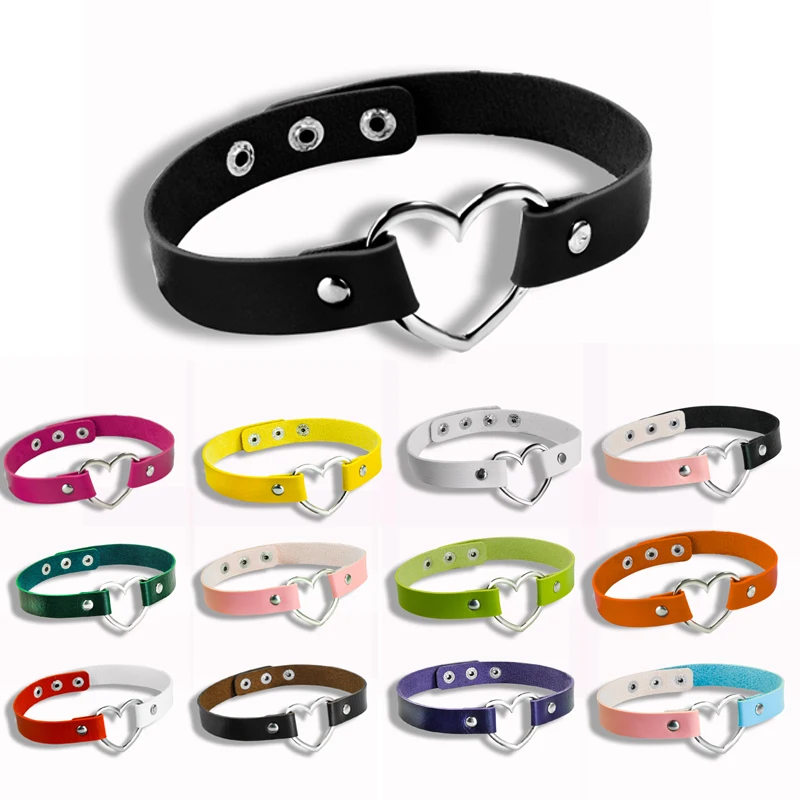 Новое ожерелье с подвеской женские ожерелья готическое кожаное в стиле панк