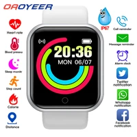 digital smart sport watch women watches electronic wristwatch fitness men heart rate blood pressure bluetooth compatible