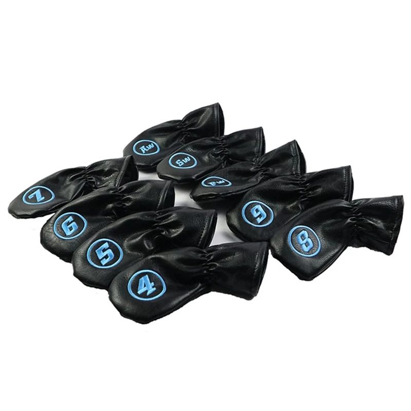 NRC железные головные уборы для гольфа, изысканные полиуретановые толстые чехлы из искусственной кожи для клюшек для гольфа, железные головные уборы, аксессуары