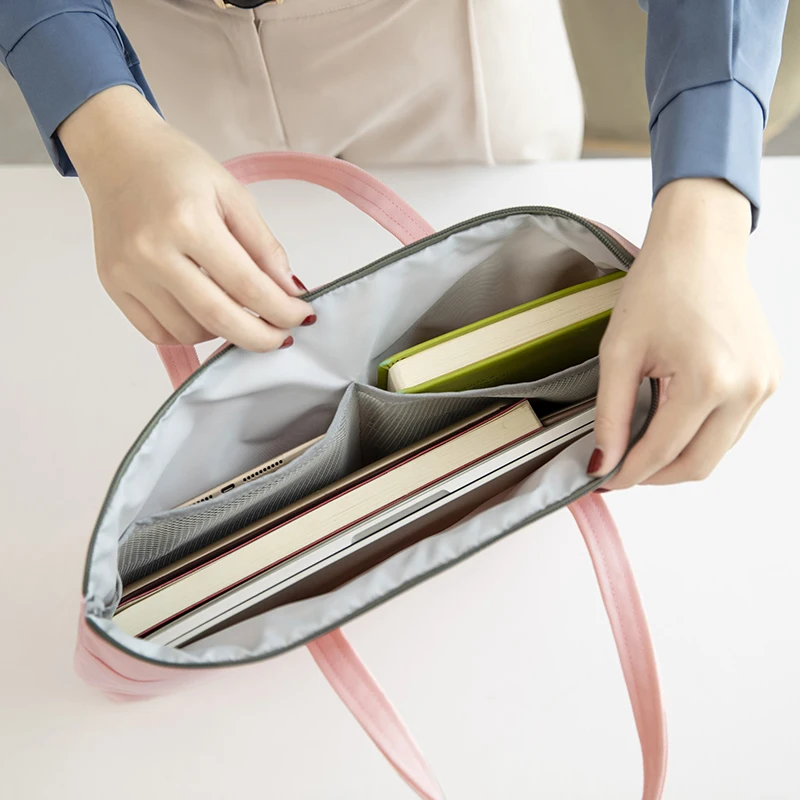 Women's Briefcase Bag A4 Document Bags Female Book Handbag Women 14