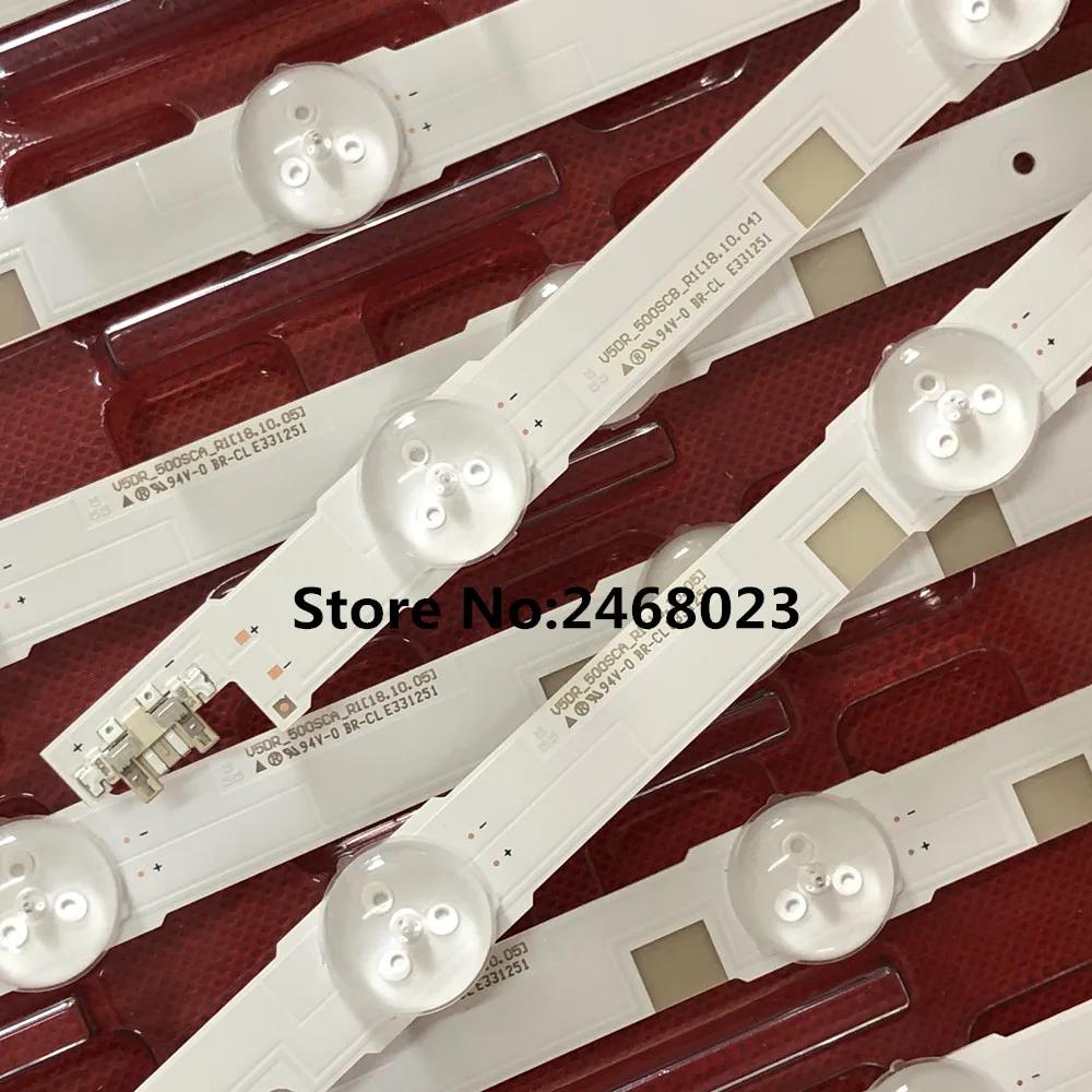 Светодиодный Подсветка для Samsung 50 &quotТВ UE50JU6800 UA50JS7200WXHC V5DR_500SCA_R1 V5DR_500SCB_R1 CY TJ050HGNV2H