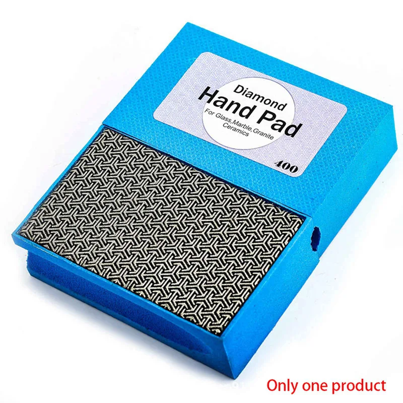 

2x Diamond Hand Polishing Pad Electroplated Grit 400/100 for Granite Concrete Terrazzo Polishing