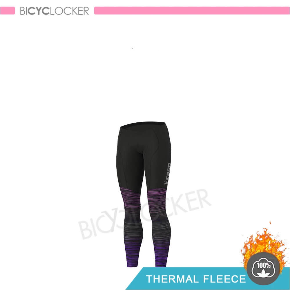 Pants Женская зимняя новая велосипедная одежда, комплект Джерси для велоспорта, Теплая Флисовая одежда Aleing, женская форма для шоссейного велосипеда, костюмы, одежда для верховой езды - Цвет: Pants