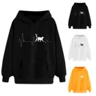 Повседневные женские толстовки, Осенние плотные теплые толстовки, топы, пуловер с длинным рукавом, Женская Блузка, Оверсайз, Женская #4