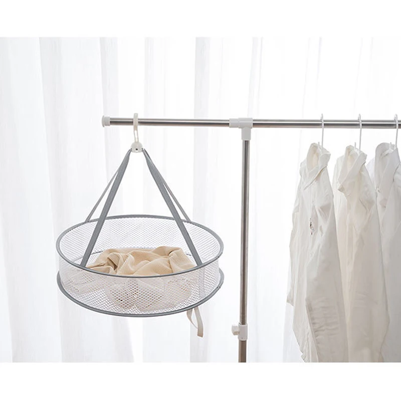 Ветрозащитная сушилка для одежды подвешивания корзина белья сетка складные