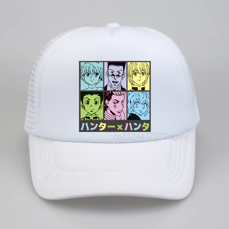 Мужская бейсболка Hunter X Классическая комиксная Zoldyck Baka модная летняя сетчатая