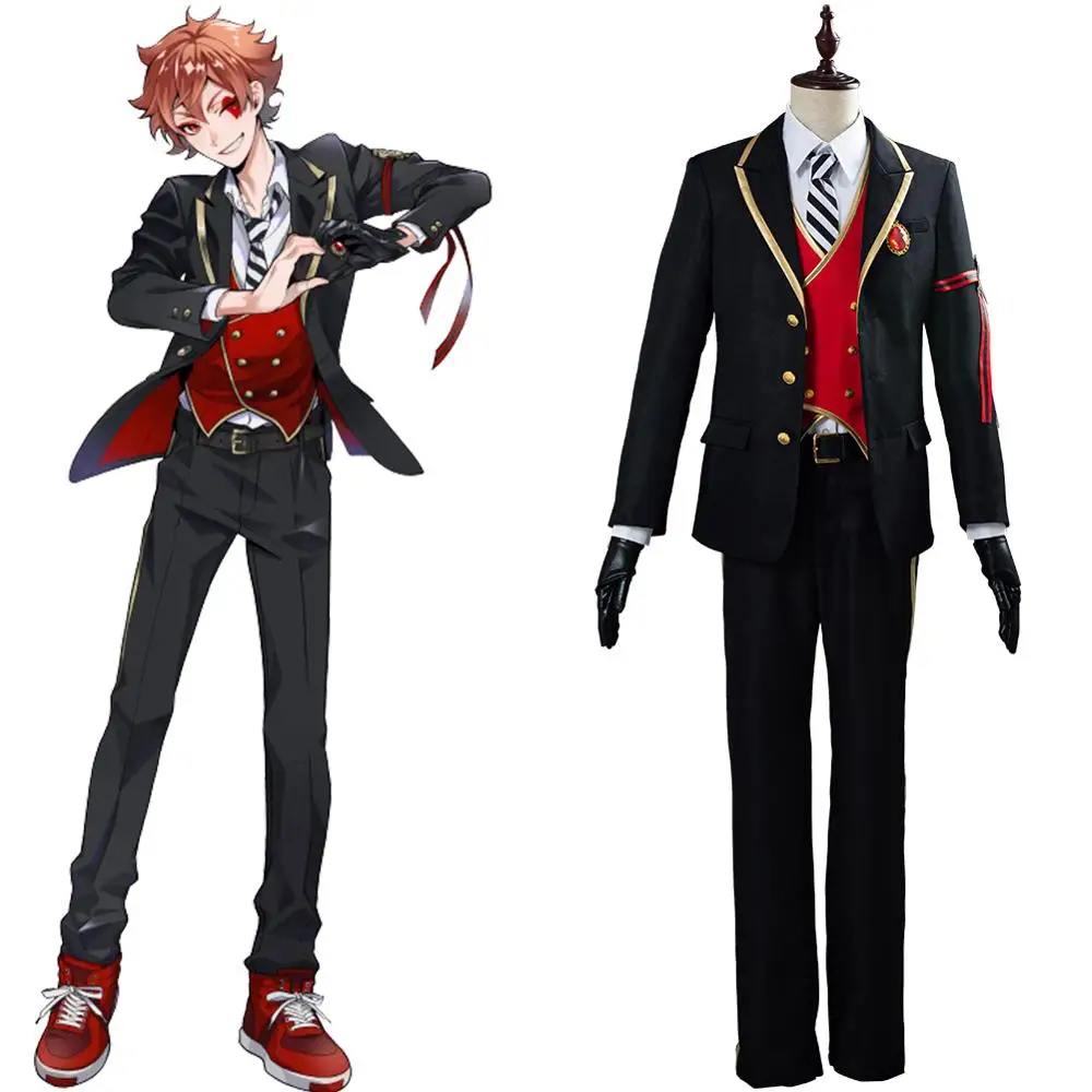 

Twisted Wonderland Cospaly Riddle/Trey/Deuce/Cater/Ace Cosplay Costume Uniform Outfit Halloween Carnival Costumes