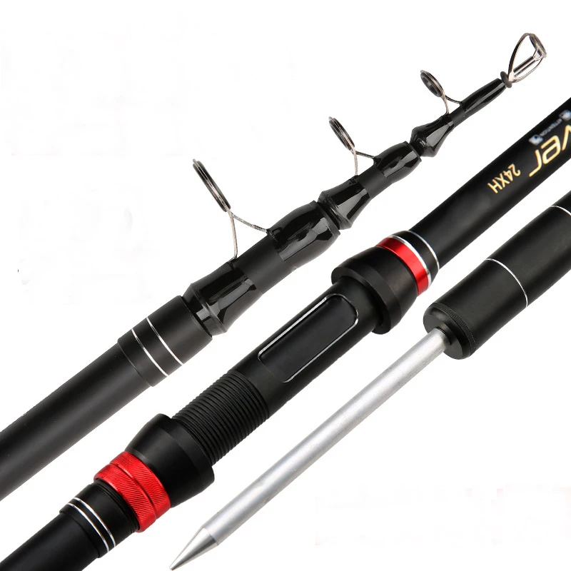 

Super Hard Carp Fishing Rod feeder Hard FRP Carbon Fiber Telescopic Lure Spinning pole 2.1/2.4/2.7/3.0/3.6M