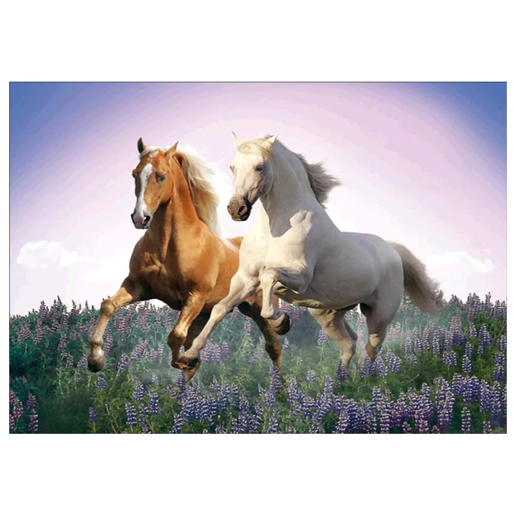 Полный набор для рисования с круглыми камнями и полотном картина аппликацией в