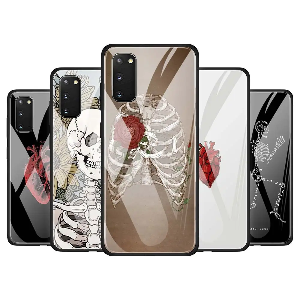 Чехол из закаленного стекла для Samsung Galaxy S8 S9 S10 S20 Plus S10e Ultra задняя крышка телефона с