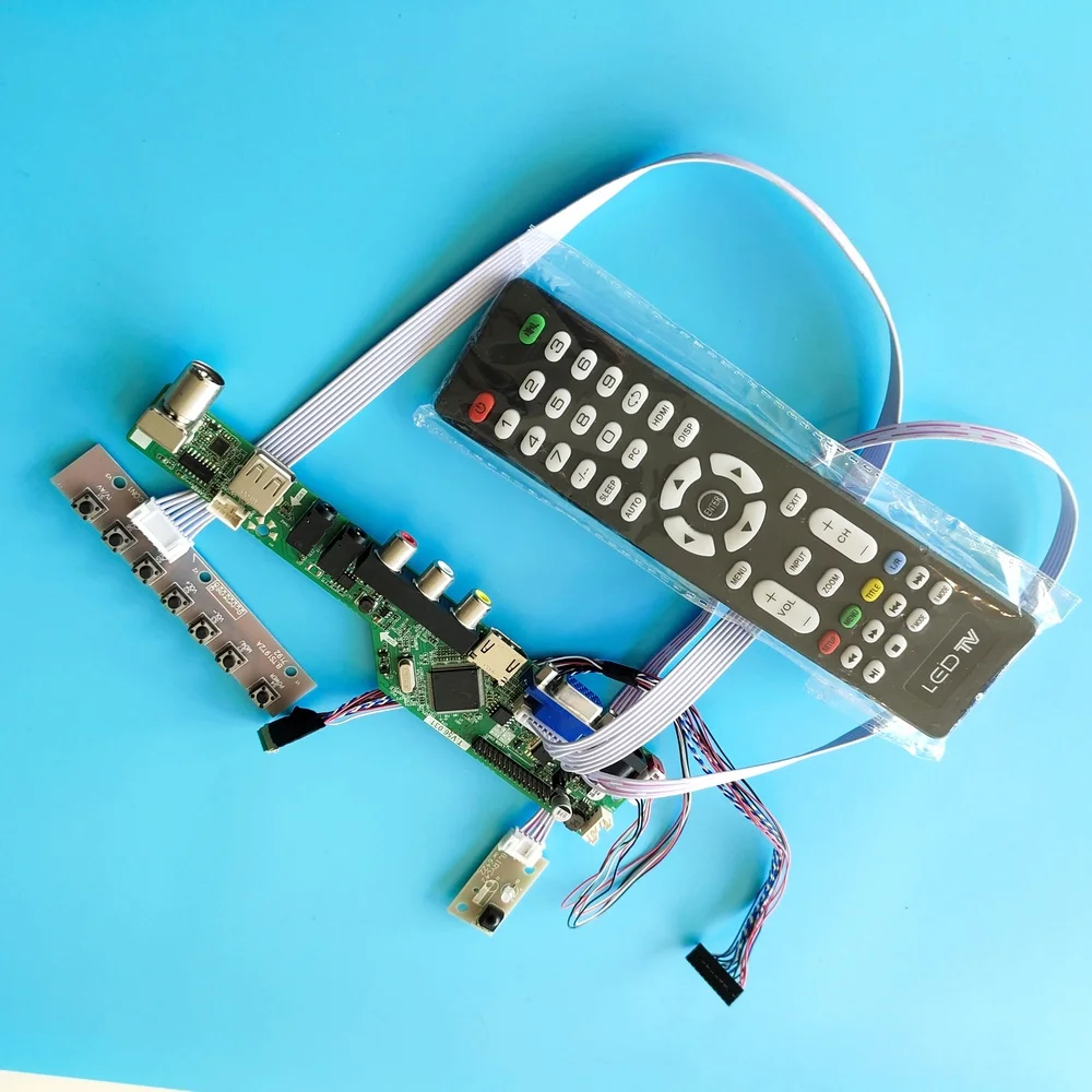 

kit for LP156WH3(TL)(S1) USB remote VGA 15.6" TV AV 40pin LVDS Controller board driver Screen panel LCD LED 1366X768