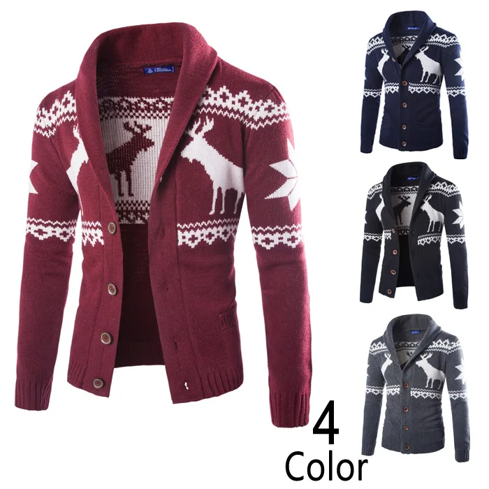 Мужской осенний Повседневный свитер, мужская приталенная трикотажная одежда, верхняя одежда, теплые зимние свитера от AliExpress RU&CIS NEW