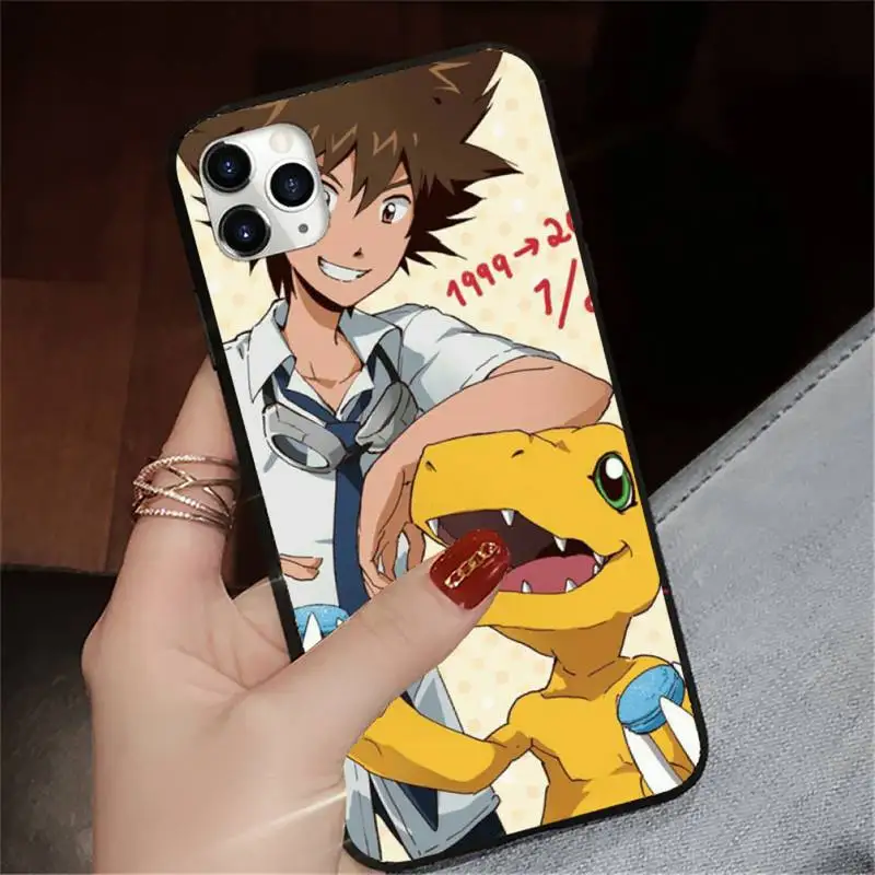 

Digimon Anime Adventure Phone Case for iPhone 11 12 mini pro XS MAX 8 7 6 6S Plus X 5S SE 2020 XR
