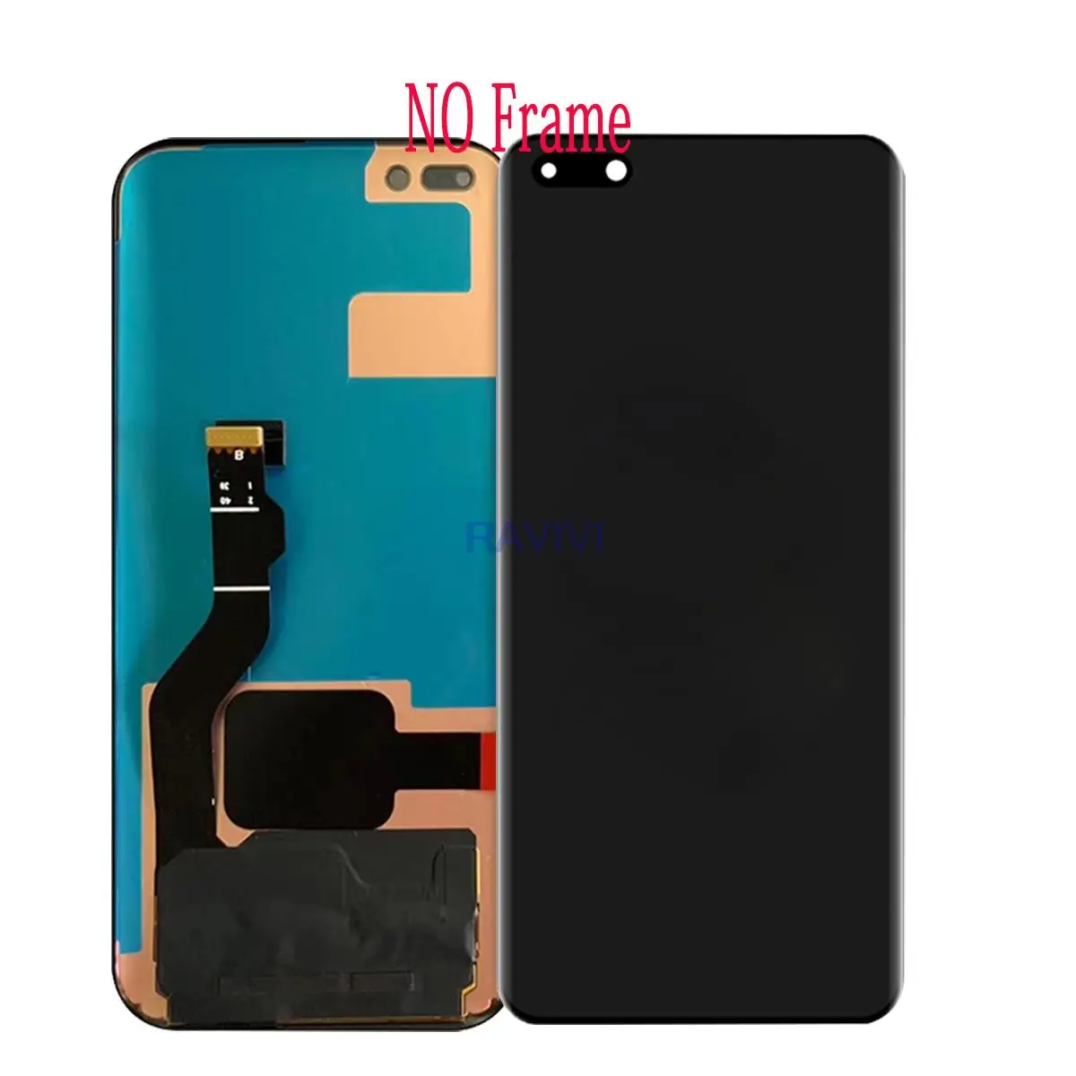 Pantalla LCD AMOLED de 6,58 pulgadas para Huawei P40 Pro, montaje de digitalizador probado, ELS-NX9 de repuesto, ELS-N04-2