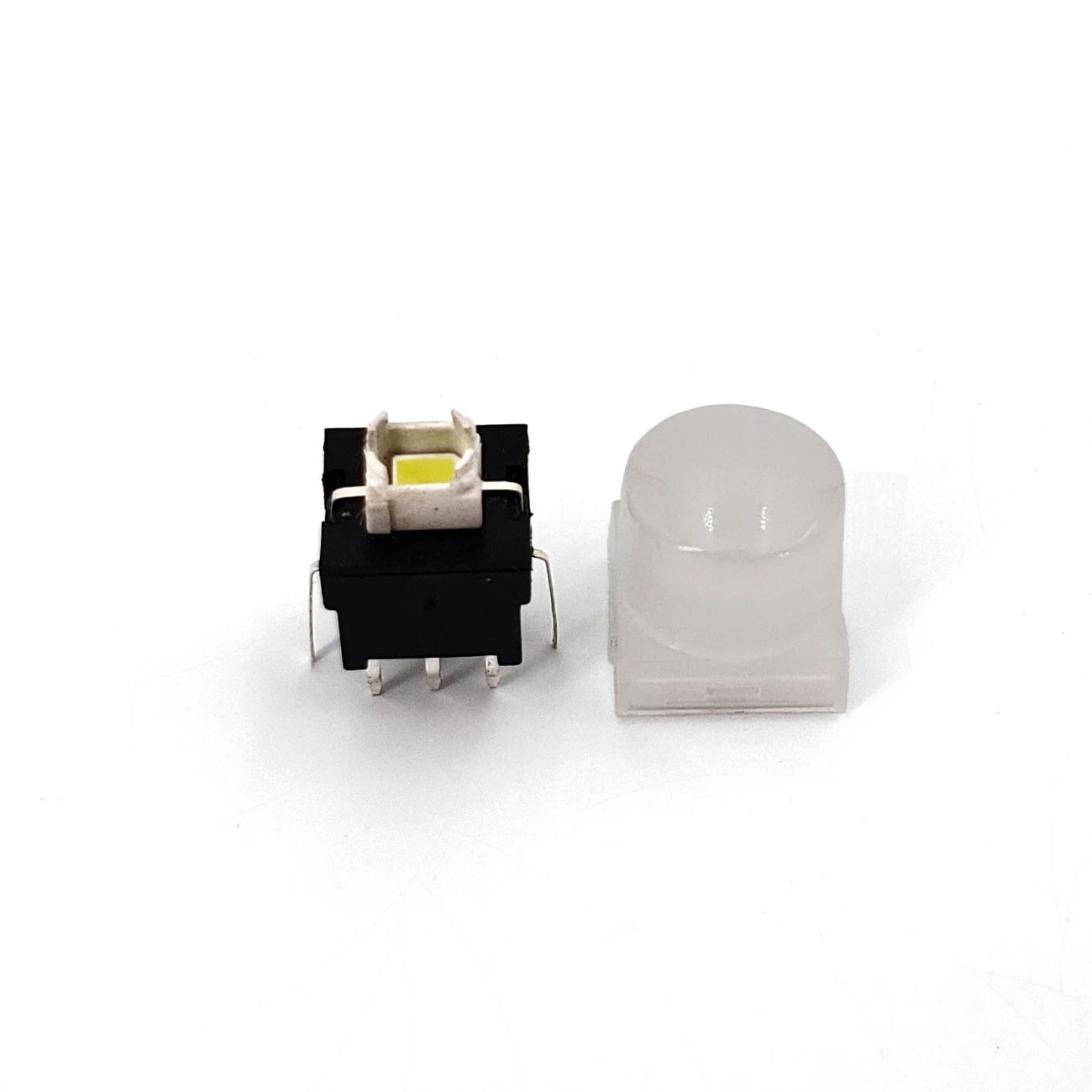 Круглый топ серии TS6 A 10 мм с LED 6 + 2 контактами DPDT фиксатор типа PCB крепление мини