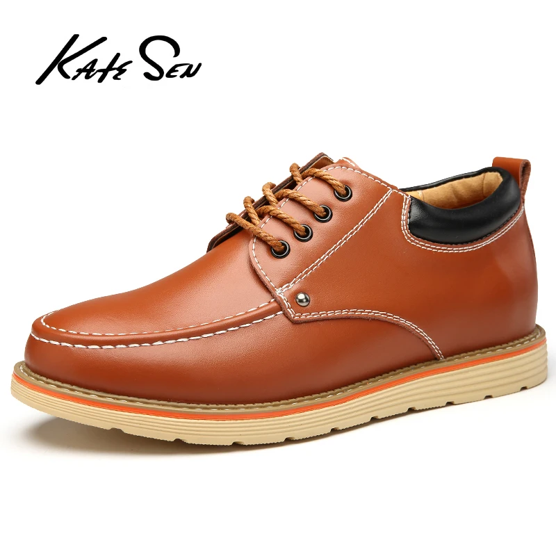 KATESEN/Мужская обувь повседневная из натуральной кожи высококачественные