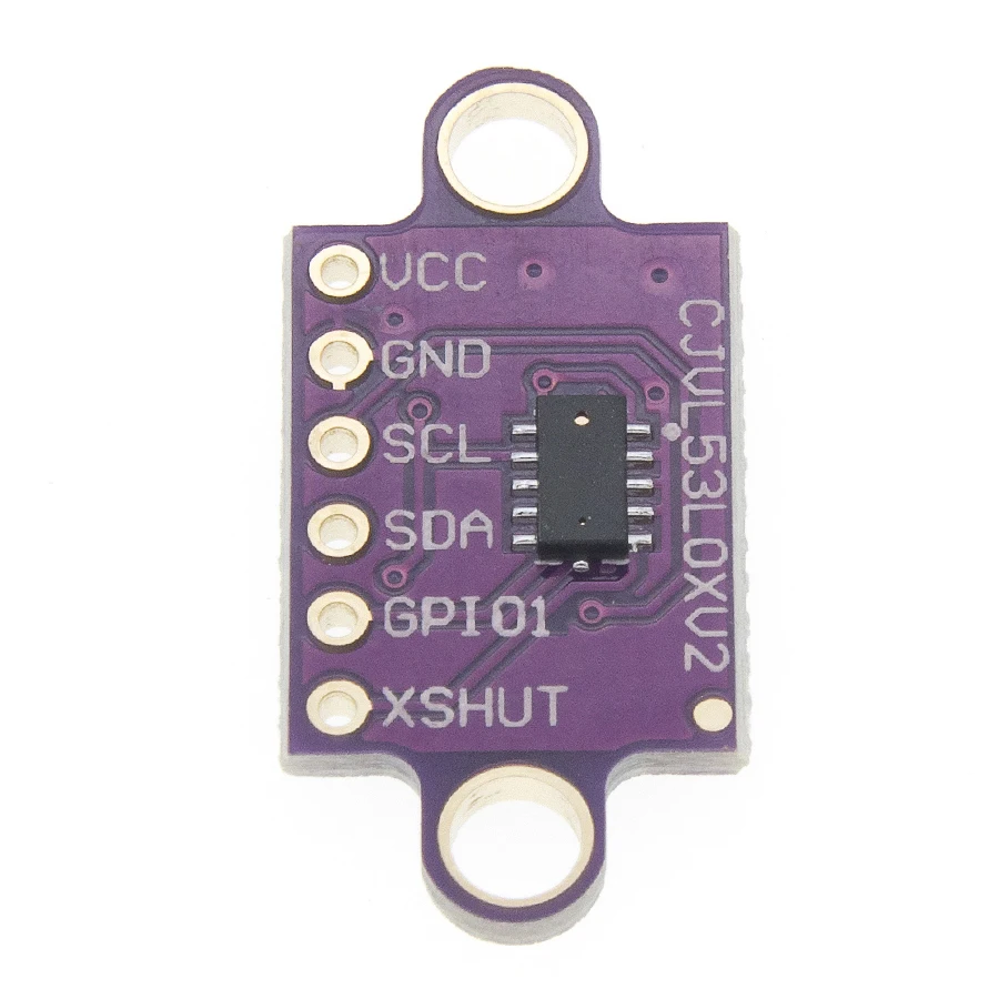 10pcs VL53L0X Time-of-Flight (ToF) Laser Ranging Sensor Breakout 940nm GY-VL53L0XV2 Distance Module I2C IIC | Электронные