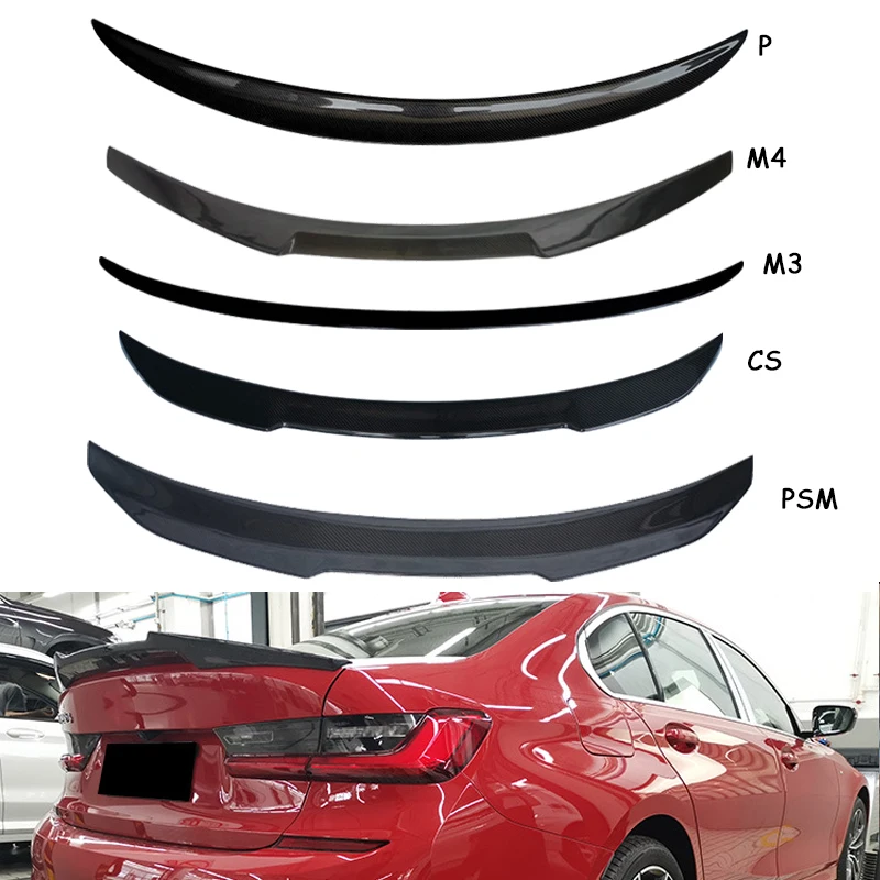 Автомобильный задний спойлер из настоящего углеродного волокна автомобильный
