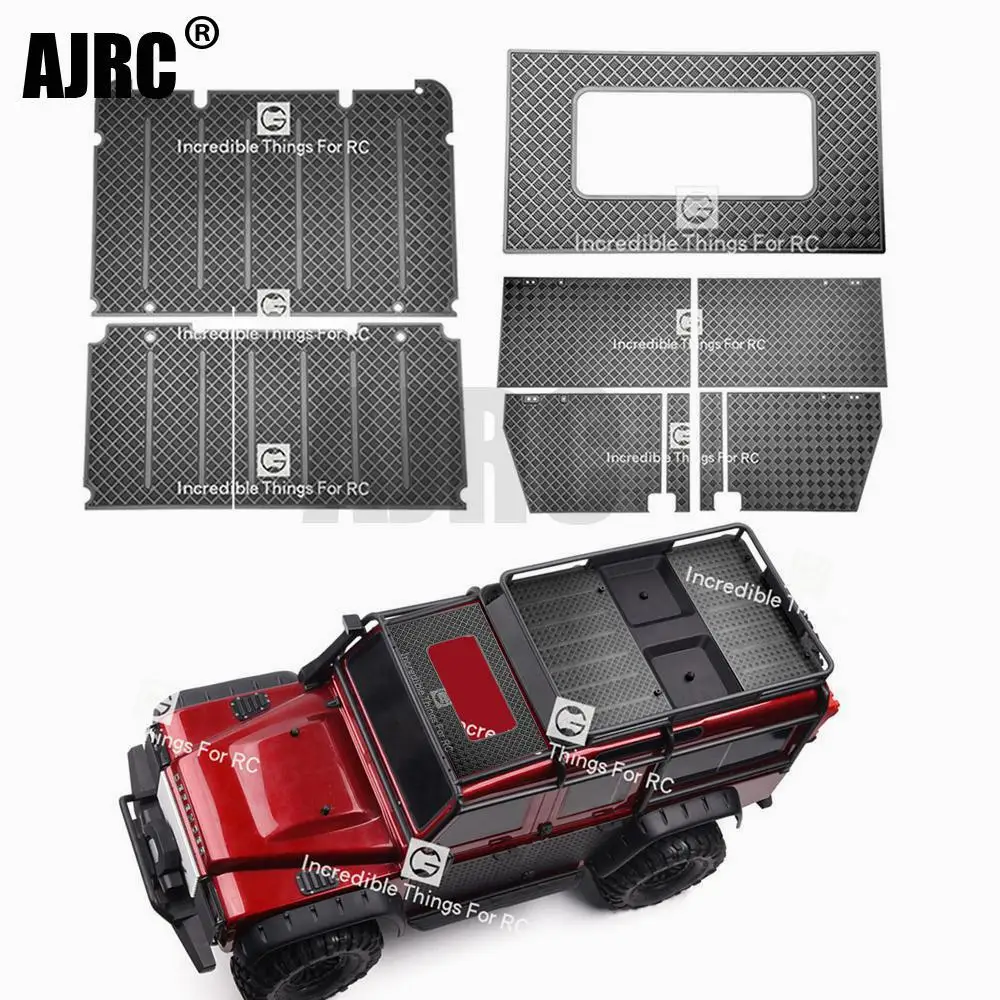 

RC Model Metal Anti-skid Plate Luggage Rack Door Sunroof Decoration For 1/10 RC Crawler Car Defender Trax TRX4 TRX-4 82056-4