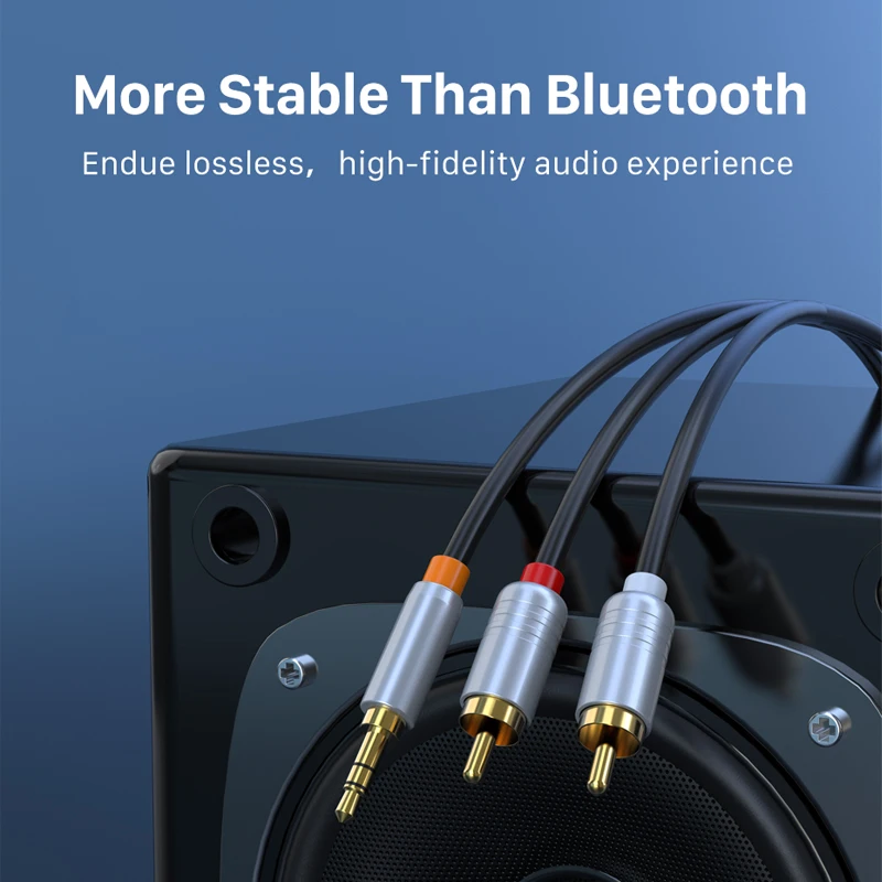 Кабель CABLETIME RCA 2rca на 3 5 аудиокабель 2RCA Aux штекер Rca мм для Edifer домашний кинотеатр DVD