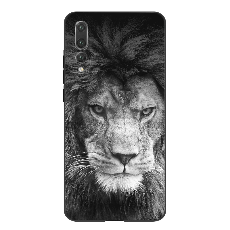 Мобильный Силиконовый чехол для телефона Honor Note 10 View 20 6A 7A 7C 7X8 8X 8C 9X9 Lite Pro Cover Lion Animal