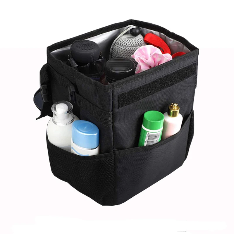 

Portable Car Trash Can Bin Multifunctional Waterproof Garbage Bag Dust Seat Back Case Sundries Holder Organizer Pocket Bin Box