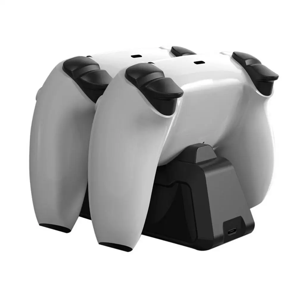 

Fast Charger for PS5 Wireless Controller USB 3.1 Type-C Dual Charging Cradle Dock Station for Sony PlayStation5 Joystick Gamepad