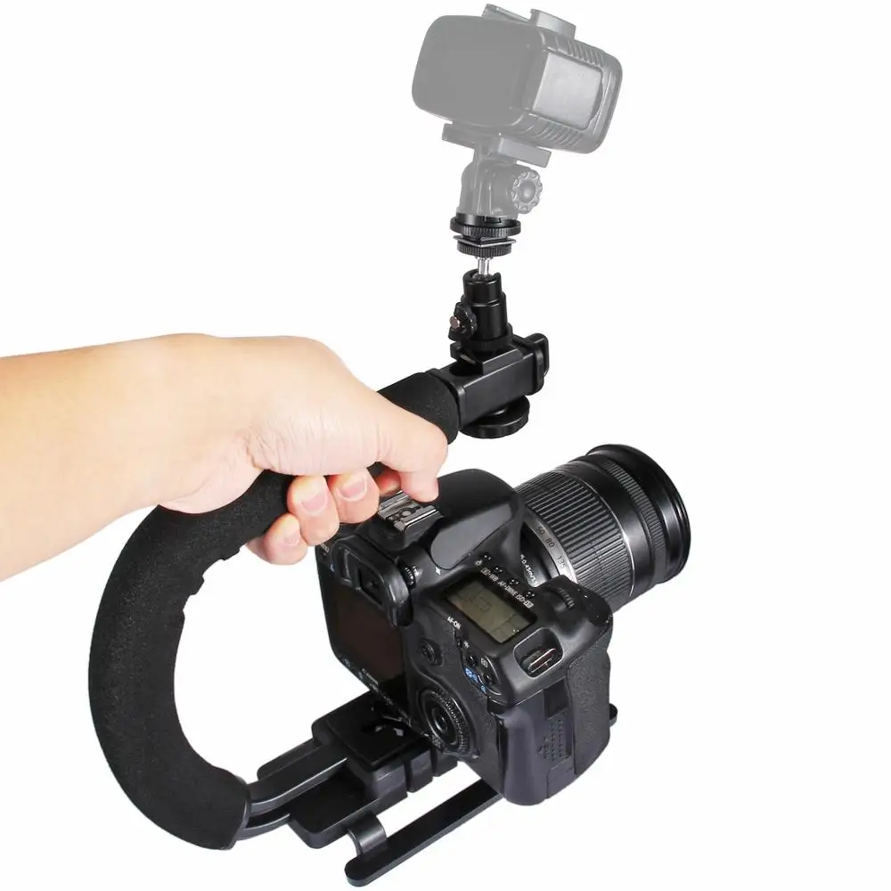 

PULUZ U / C Shape Portable Handheld Stabilizer Kit For SLR Cameras & Home DV Cameras & Smartphone Photographic Stabilizer