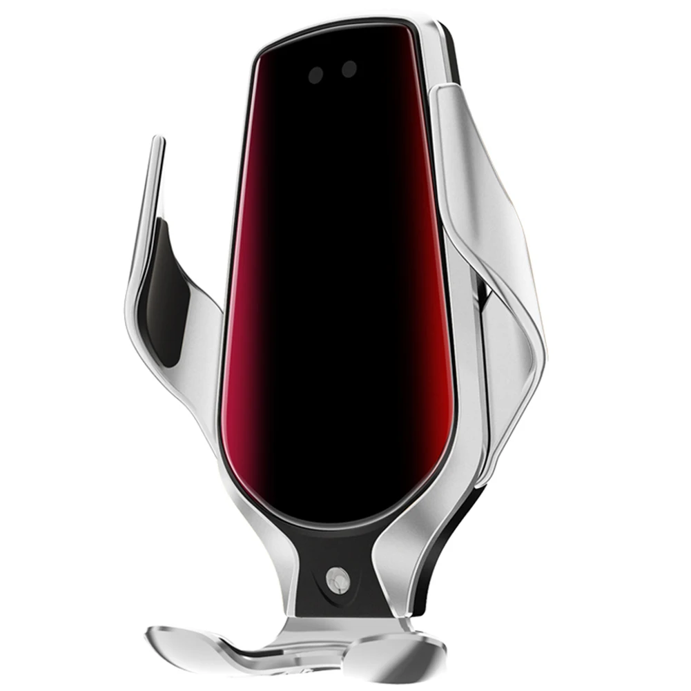 

New Smart Wireless Car Charger Holder Infrared Sensor Auto Clamping 10W Qi Fast Charging Car Mount Wireless Charger Phone Holder