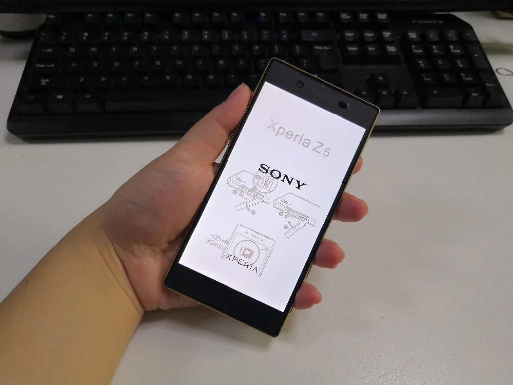 Разблокированный мобильный телефон sony Xperia Z5 E6653, 5,2 дюймов, GSM WCDMA ram, 3 ГБ rom, 32 ГБ, 4G LTE, Android, четыре ядра, камера 23 МП