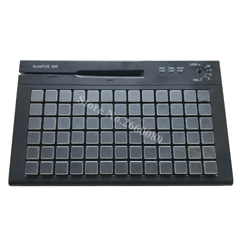 

Оригинальная программируемая клавиатура IBM POS, клавиатура IBM SurePOS 300 для POS S78A V1.1, клавиатура с магнитным кардридером