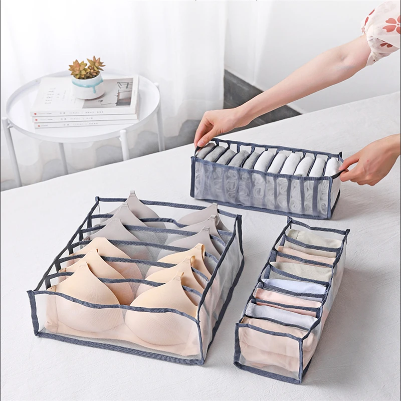 

Underwear Bra Socks Panties Storage Boxes Cabinet Organizers Wardrobe Home Room Organization Drawer Divider Dormitory Save Space