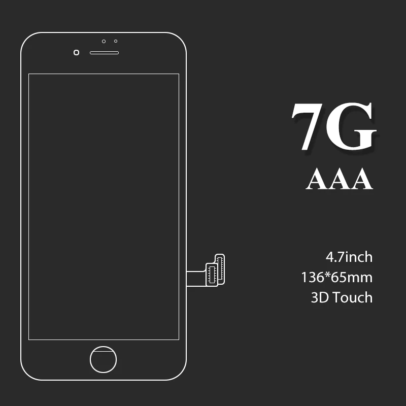 10 шт. сенсорный ЖК-дисплей для iPhone 7 | Мобильные телефоны и аксессуары