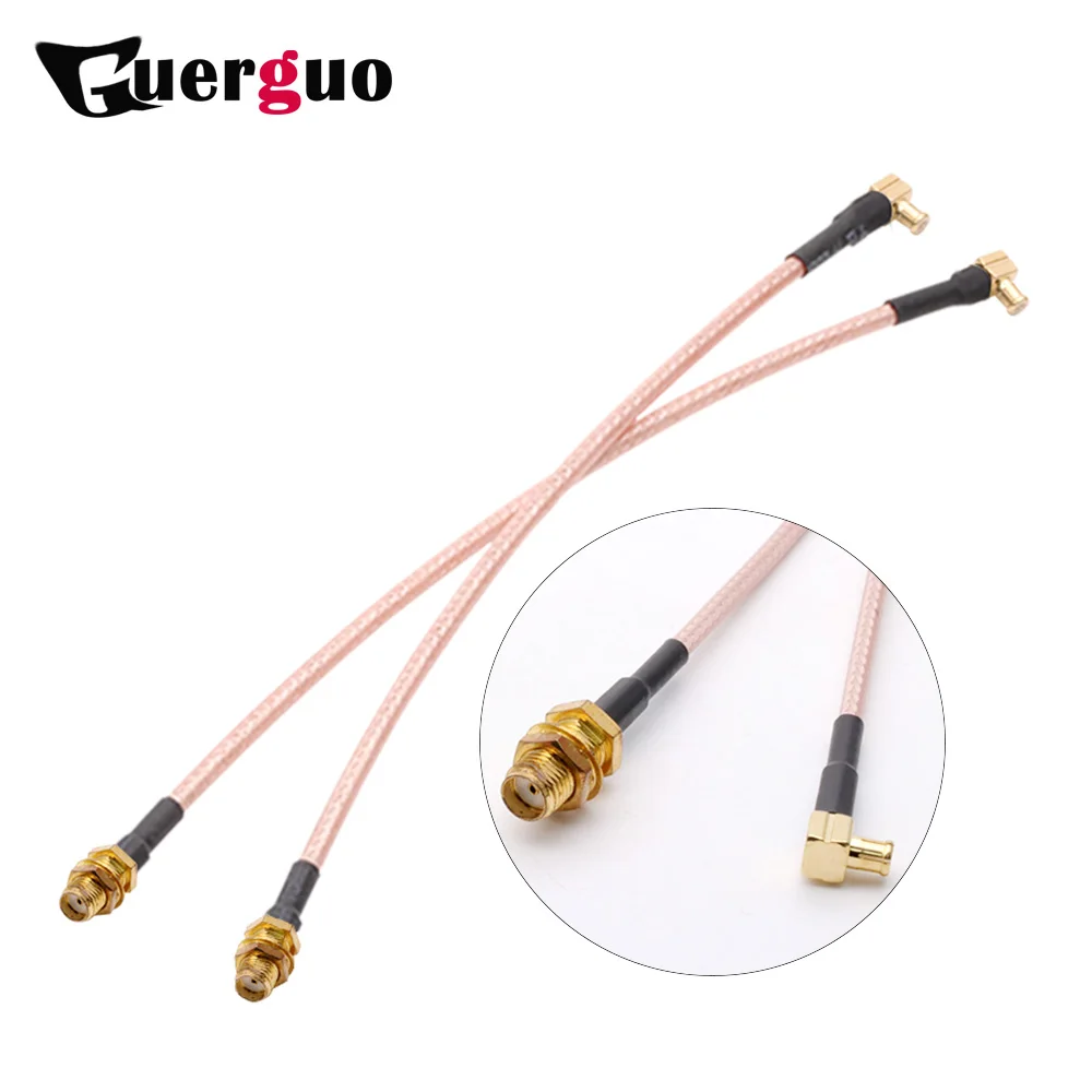 

SMA female bulkhead to MCX male right angle RF cable assembly RG316 15cm 6inch NEW wholesale
