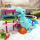 Новые игрушки для скалолазания и лестницы, слайд динозавра, игрушки для развлечения, интеллектуального развития, интересный подарок, забавная музыка h