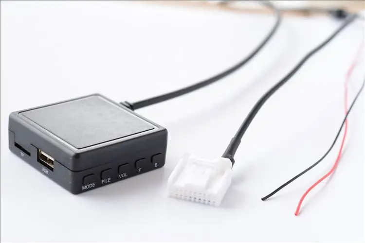 Автомобильный Bluetooth 5 0 беспроводной HIFI Aux микрофон адаптер TF USB флэш накопитель