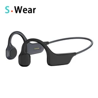bone conduction waterproof headphones ipx7 bluetooth 5 0 wireless sports earphones 32gbmp3 music player headset for running