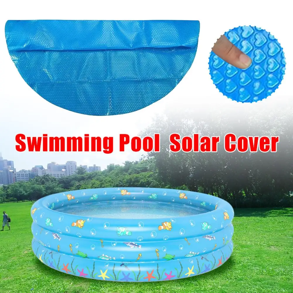 

Fit 8Ft/10Ft/12Ft Inflatable Swimming Pool Cover Dustproof and Rainproof Swimming Pool Insulation Film to Prevent Ultraviolet Ra