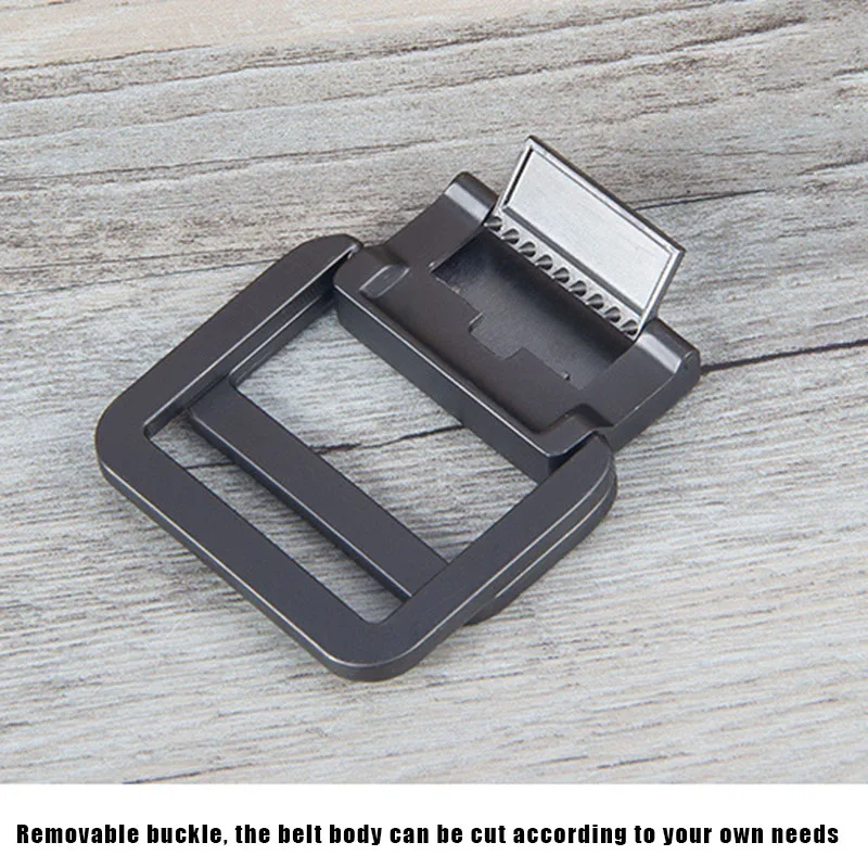 

Men Belt Nylon Canvas Belt Outdoor Sport Double Buckle Durable Cowboy Pants Belt K2