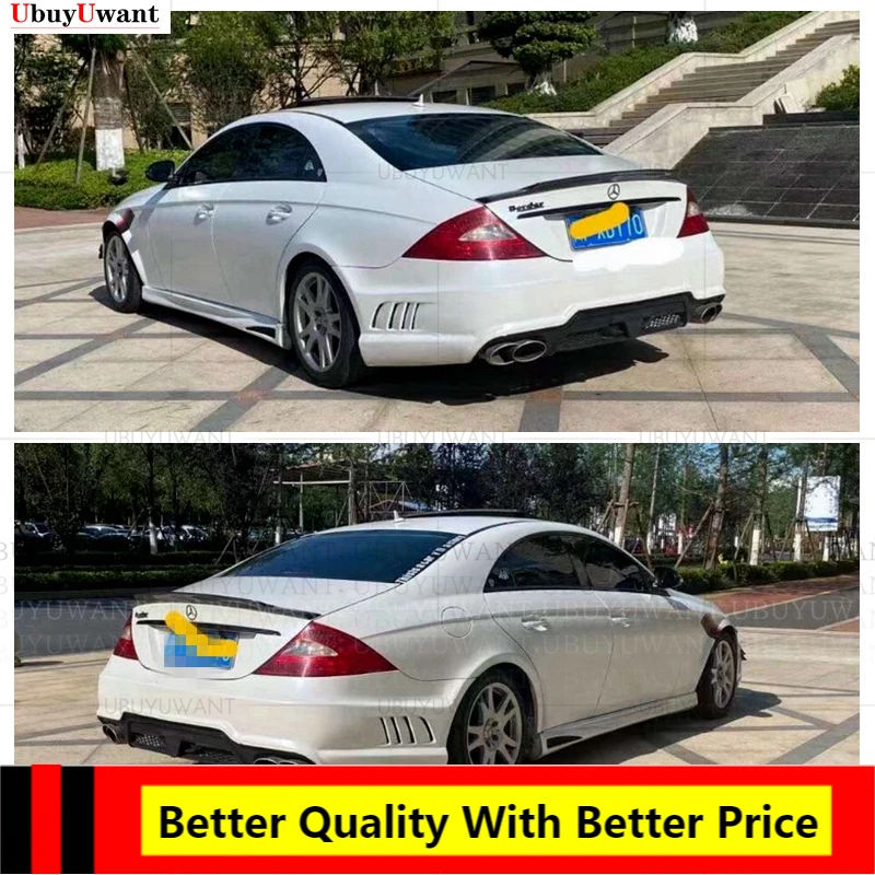 

Car Rear Lip Wing Spoiler Deck Wing FOR Benz W219 CLS CLASS CLS300 320 350 400 450 CLS63 AMG C74 Style 2004 - 2011