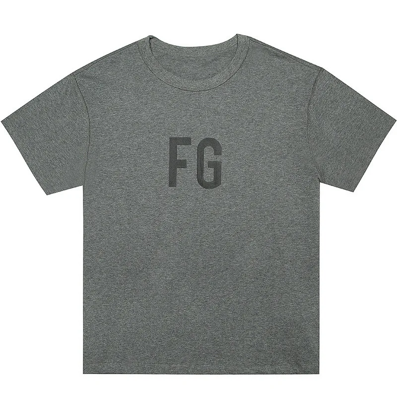 

Chao brand fog high street Season 6 Unisex loose shoulder short sleeve T-shirt