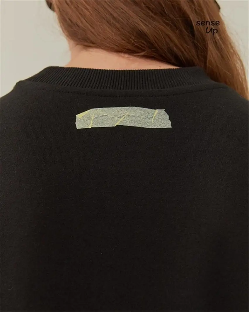 

Adererror Art GRAPHIC Sweatshirts Men Women Front Art Pattern Print Ader Error Hoodies Back Stickers Logo Ader Hoodie