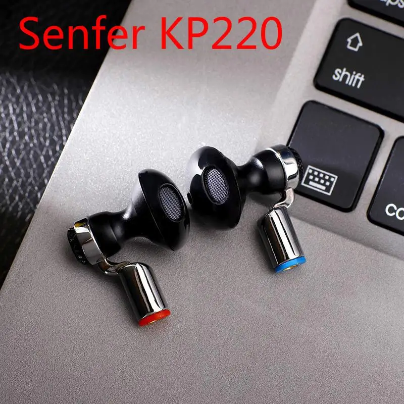 Senfer KP220 полуакустический Динамический HIFI музыкальный монитор DJ Studio спортивные Сменные наушники MMCX кабель