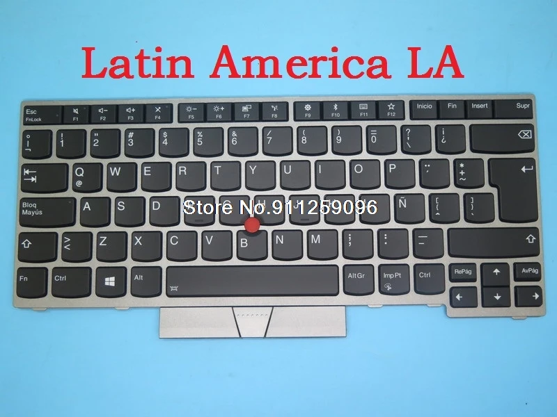 keyboard for lenovo for thinkpad e480 t480s e485 l480 l380 yoga t490 e490 e495 l390 yoga p43s english us uk canada ca latin la free global shipping